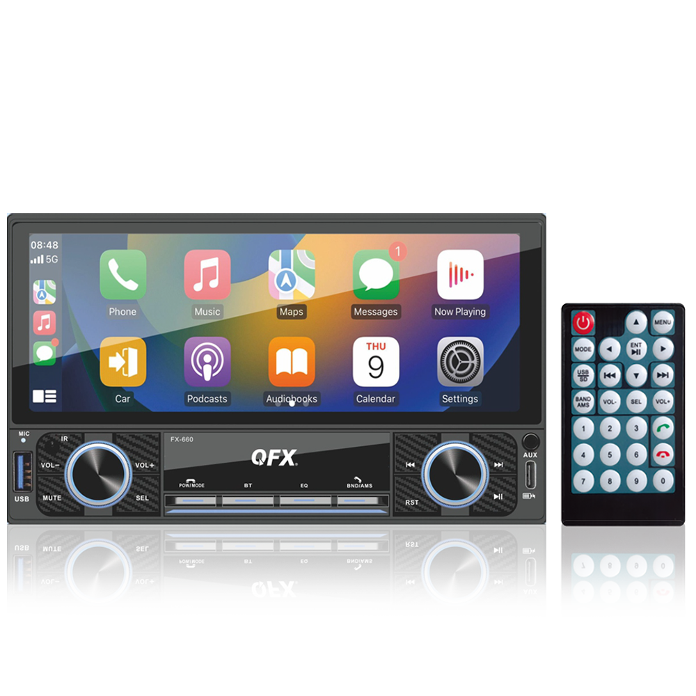 FX-660 QFX 7 inch Touchscreen BT Car Stereo — M&M Merchandisers