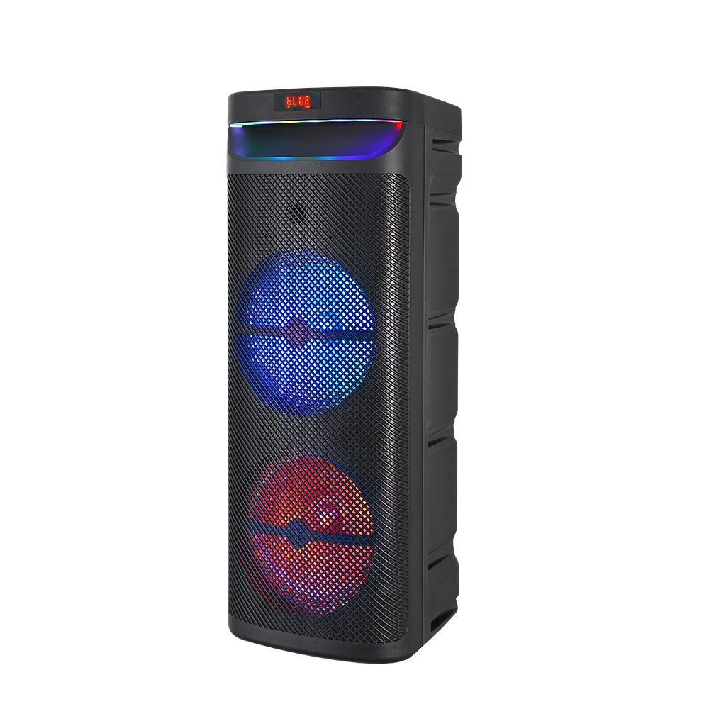 PBX-1020 QFX 2x10 Bluetooth Rechargeable Speaker With Mic — M&M