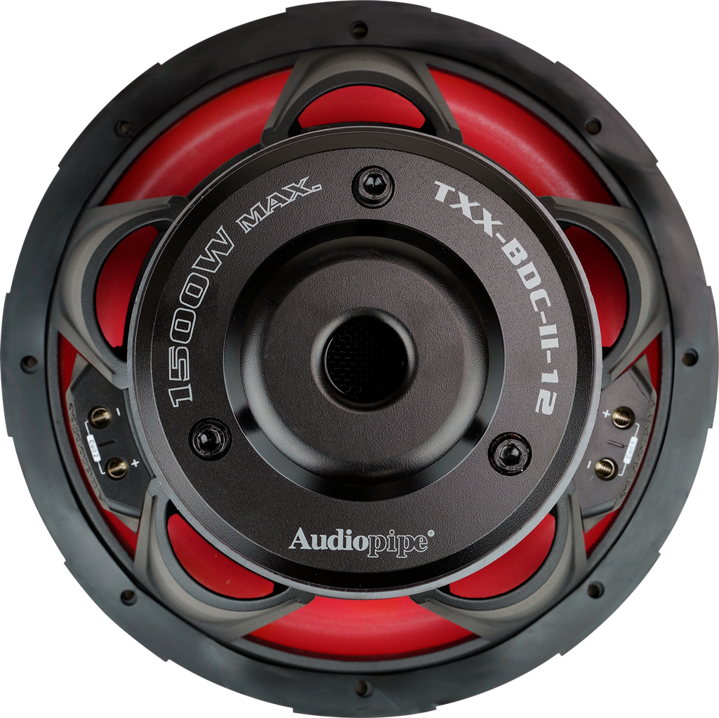 TXX-BDC-II-12 Audiopipe 12 DVC 1500w 4ohm — M&M Merchandisers TXX-BDC-II-12 Audiopipe 12 DVC 1500w 4ohm — M&M Merchandisers