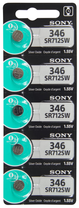 S346 Sony Watch Battery #346 Tear Strip