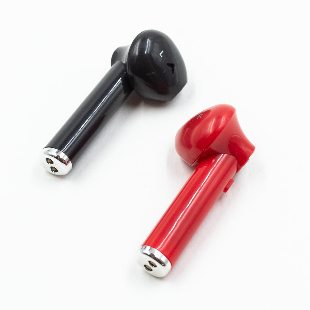 Red Cotton Braided Wireless Earbuds – Kikkerland Design Inc