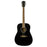 MA241BK Main Street Dreadnought Acoustic Guitar in Black