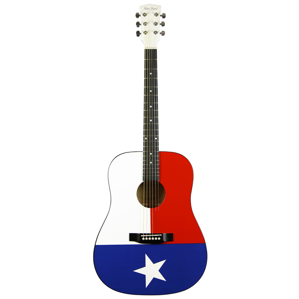 MATXF Main Street Dreadnought Acoustic Spruce Top Guitar - Texas 