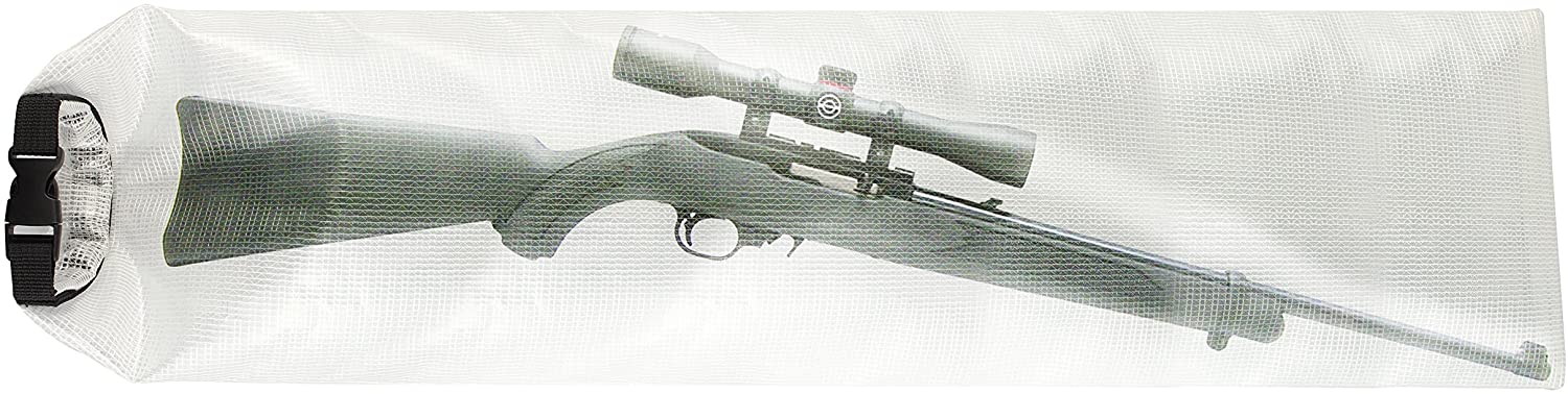 64" x 12" Transparent Waterproof Rifle Bag 500D PVC Tarpaulin