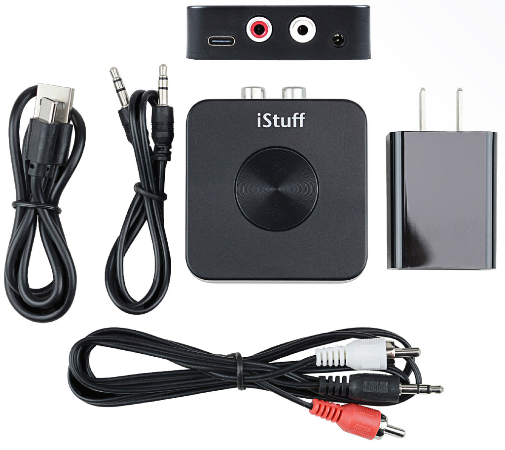 Q-RNFC-15BK iStuff 2-In-1 Wireless Music Transmitter-Receiver