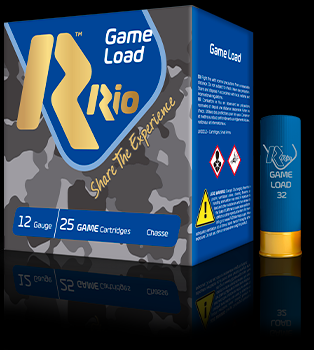 SG3275-BOX Rio 12 Ga. 2.75-In Game Load 32, 7.5 Shot 1-1/8 Oz, 1280 FPS 25 Rounds