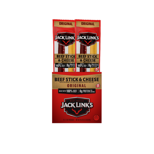 00139 Jack Links Combo Cheese - Beef Stick Combo 16 pcs Counter Display Pack