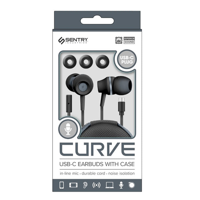 IC150Z Sentry USB-C Earbud w Case  Sold in Assorted Colors