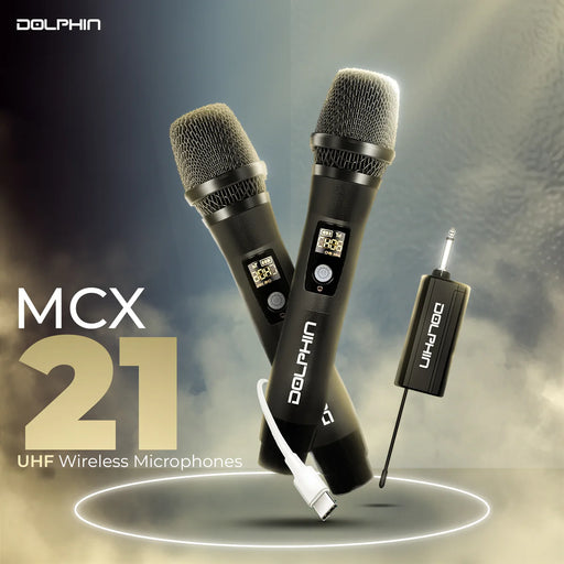 MCX-21 Dolphin Dual Wireless USBC Recharge Mic