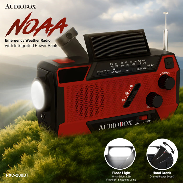 RXP-200 Audiobox Emergency NOAA Radio-Powerbank