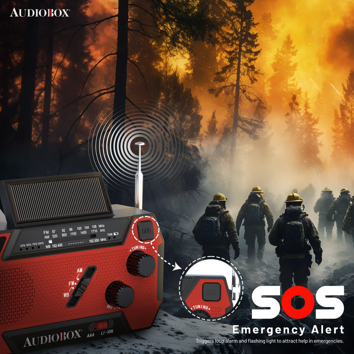 RXP-200 Audiobox Emergency NOAA Radio-Powerbank