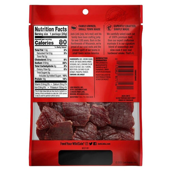 10000008265 Jack Link's Teriyaki Beef Jerky .9 oz Snack pack