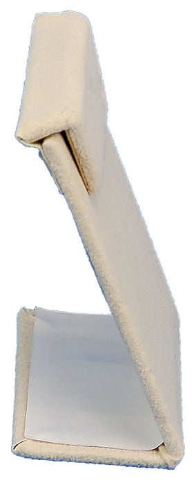 ED-2225Q-BE Faux Leather Single-Pair Earring Display - Beige