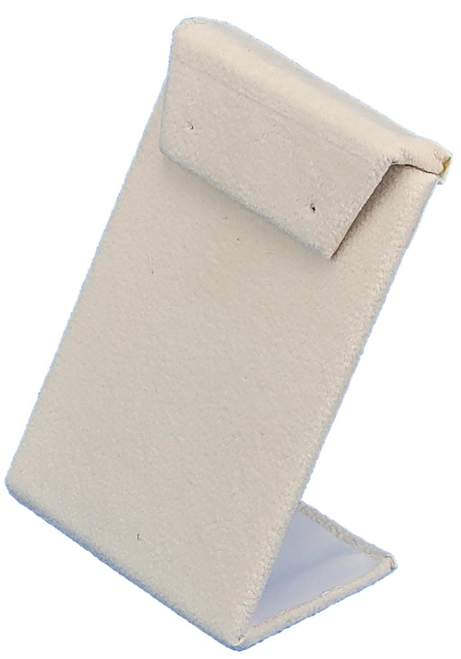 ED-2225Q-BE Faux Leather Single-Pair Earring Display - Beige