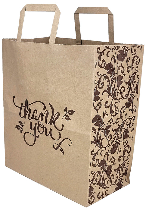 BG-1214-BR Shopping Tote 12 x 6-3/4 x 14H 100 pcs