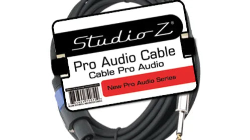 X-214-15 Studio Z 14 AWG Speaker Cable SpeakON to 1/4" Male 15 Ft