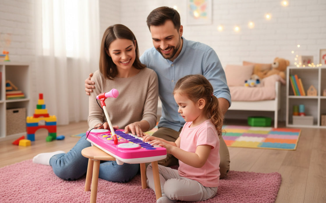 LZ-3702A Toy Child Size Keyboard with Microphone