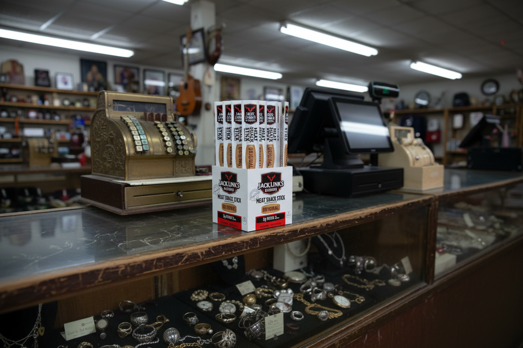 10000037270  Jack Link's  .8oz Original Meat Snack Sticks 20 pcs Display