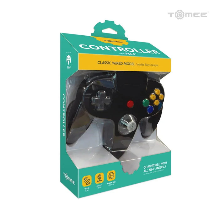 M07465-BK Tomee Controller for N64 -  Black