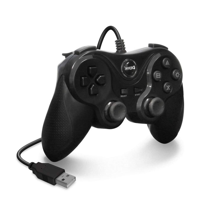 MO7224-BK NuPlay Wired PS3 Controller Black