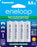 BK-3MCCA4BA Eneloop Panasonic AA 4-Pack 2100 Cycle Ni-MH Pre-Charged Rechargeable Batteries