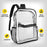 BP-CLSM-BK Clear Backpack Black Small