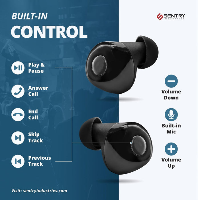 BTA800 Sentry Advanced Noise Cancelling Bluetooth  V5.3  Earbuds