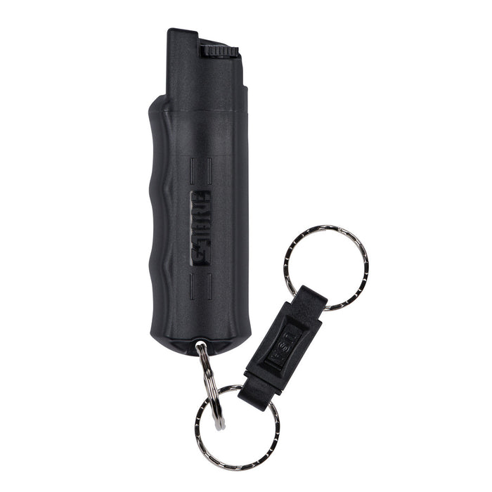 HC-14-BK-US-02 Sabre1 Black Hardcase Pepper Spray-Clam