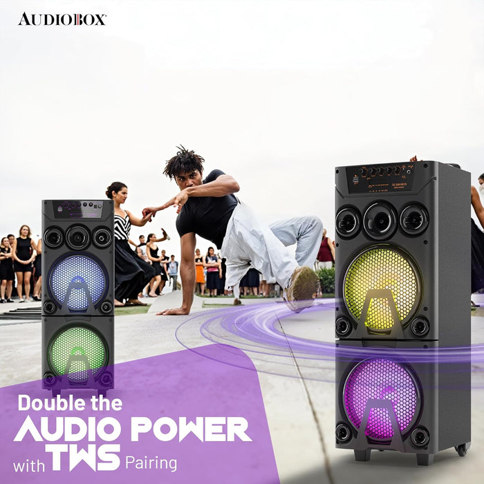 ABX-8080R Audiobox Groovestar Speaker 2x8 2-Mics