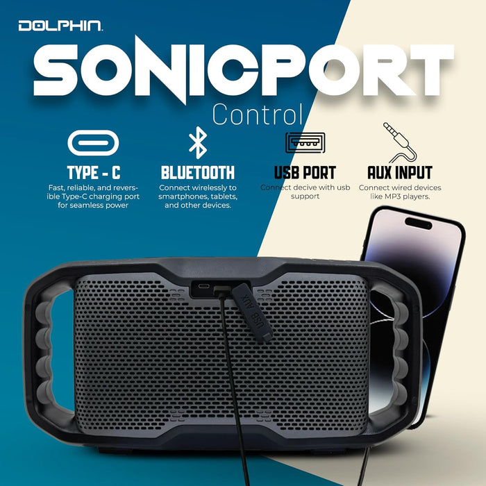 S-100  Dolphin Water Proof Power Bank Speaker