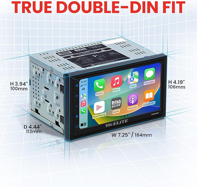 BV800ACP Elite 6.75 2x Din Carplay - Android