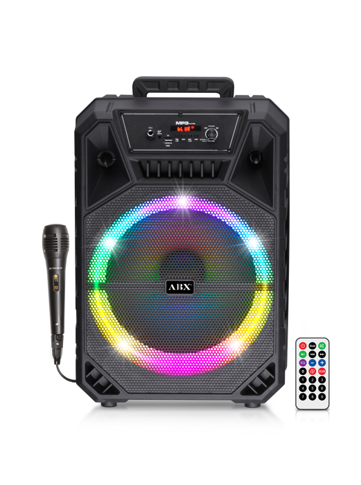 ABX-1220R Audiobox Portable 12 Party Speaker W Mic