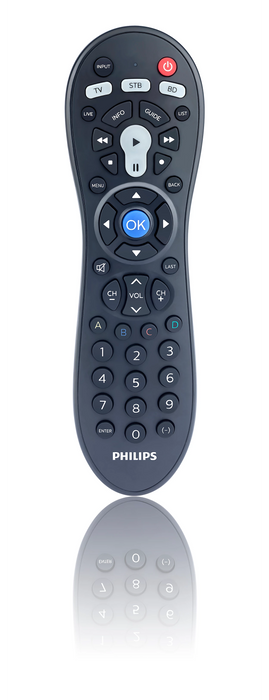 SRP2013A/27 Philips Uni Remote 3 Device Asst Colors