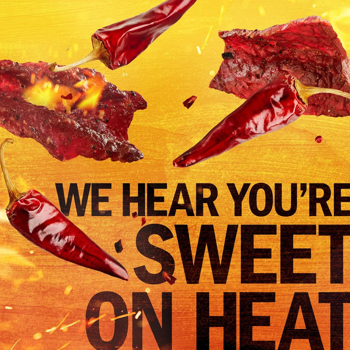 10000008341 JAck Link's Links 1.25oz Beef Sweet-Hot Jerky 10pc Counter Display