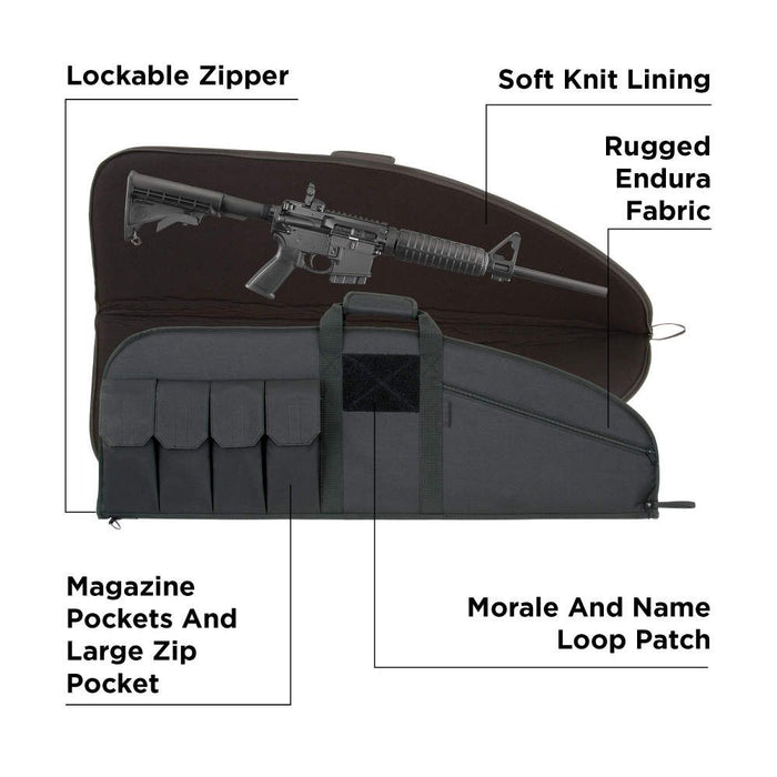 LS-10642 Allen Tac-Six 37 in Tactical Rifle Case