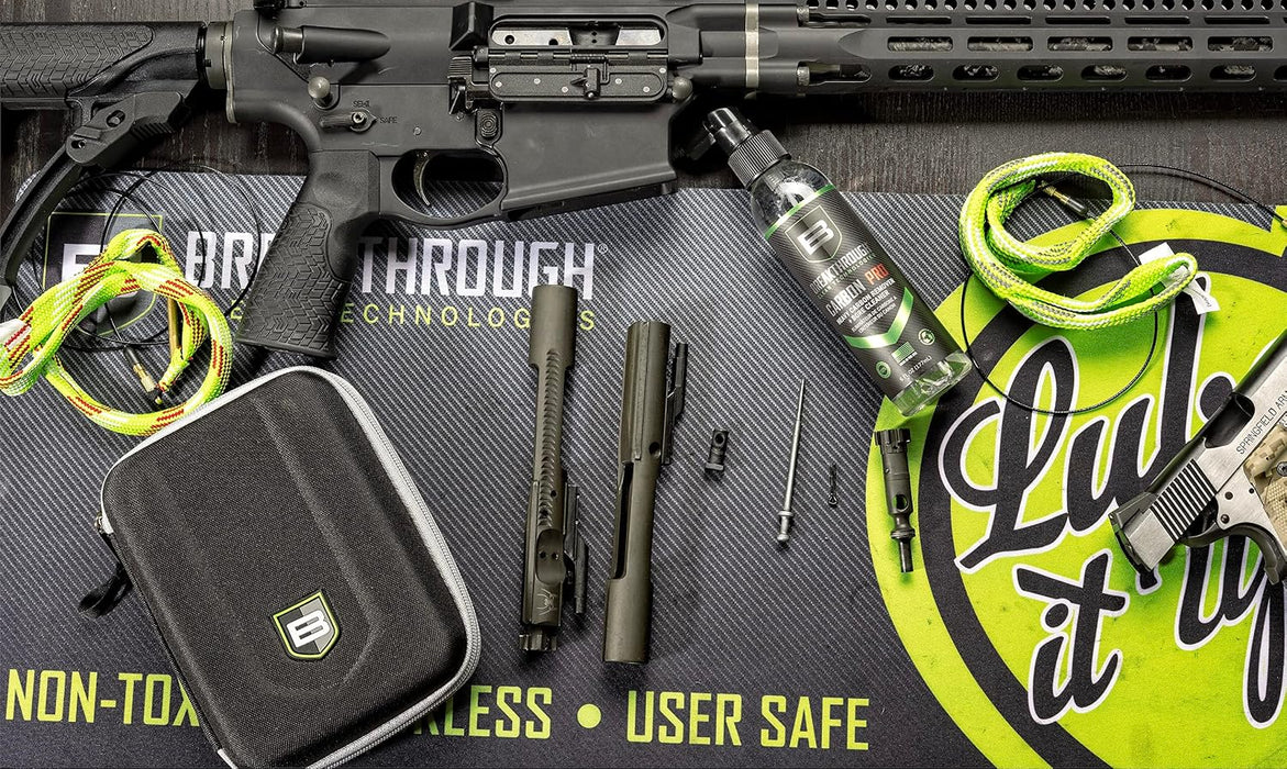 BT-MEVA-P BREAKTHROUGH SHIELD  Cleaning Kit, .223, .30 Caliber & 9mm, Black/Gray