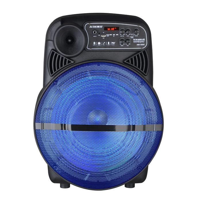 ABX-1550S Audiobox 15inch BT Speaker  Stand - Mic
