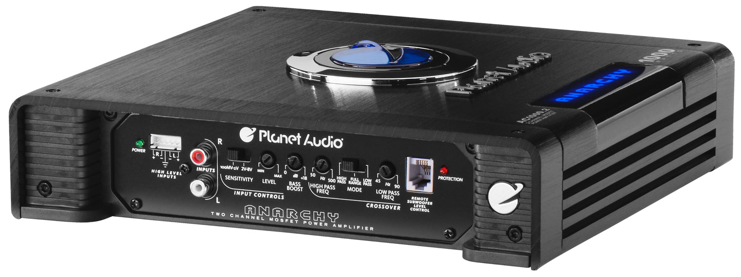 AC1000.2 Planet Audio 2 Channel Amp 1000W