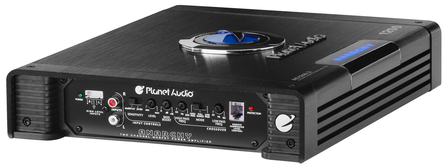 AC1200.2 Planet Audio 2 Channel Amp 1200 W
