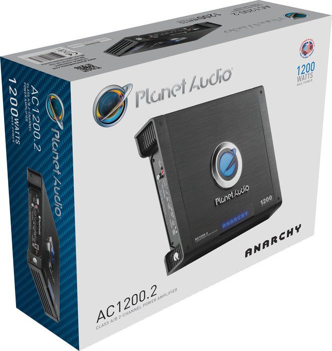 AC1200.2 Planet Audio 2 Channel Amp 1200 W