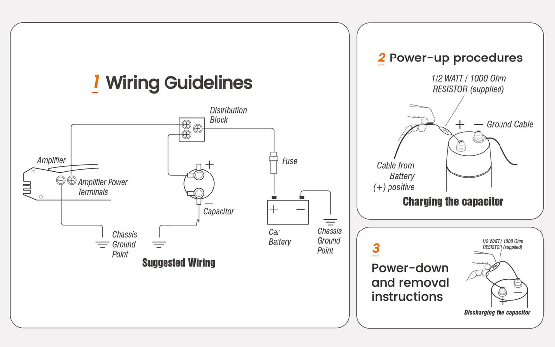 ACAP-D2000 Audio Pipe Digital 2.0 Farad Power Capacitor