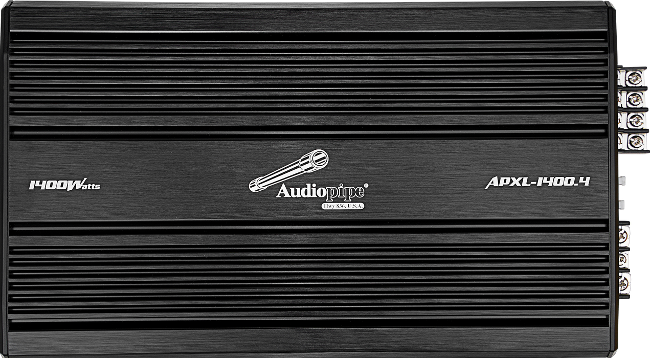 APXL-1400.4 Audiopipe 1400 w 4 Channel Amplifier