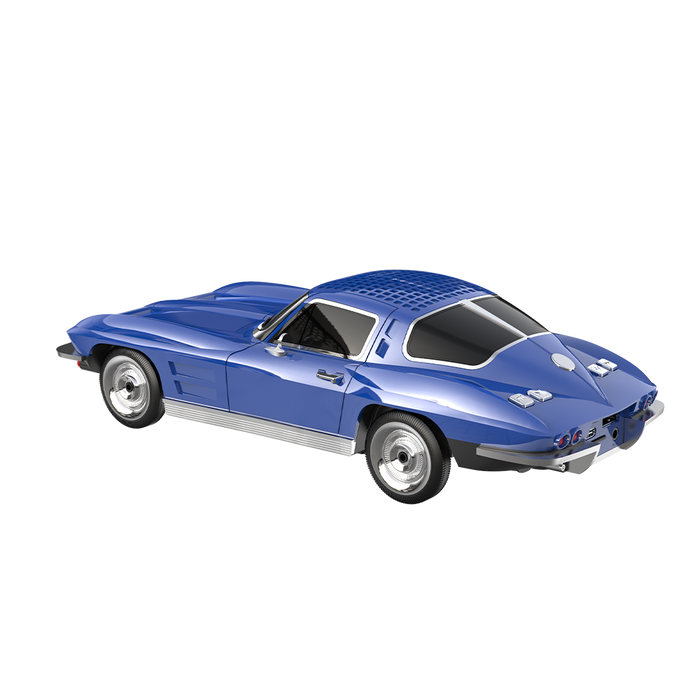 BT-1963 RED QFX Auto Vette Bluetooth Speaker Blue