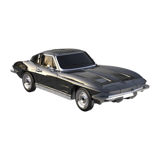 BT-1963 BLK QFX Auto Vette Bluetooth Speaker