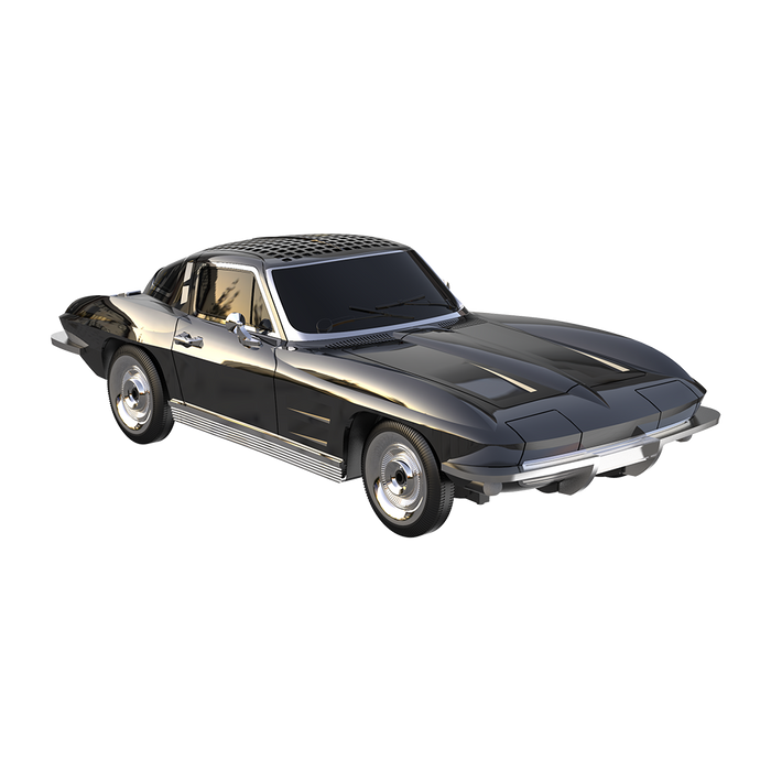BT-1963 BLK QFX Auto Vette Bluetooth Speaker