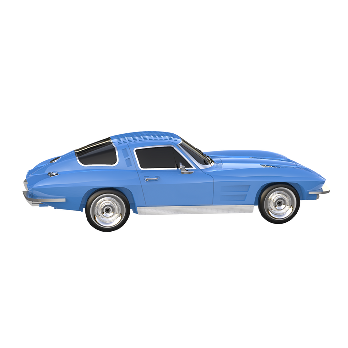 BT-1963 RED QFX Auto Vette Bluetooth Speaker Blue