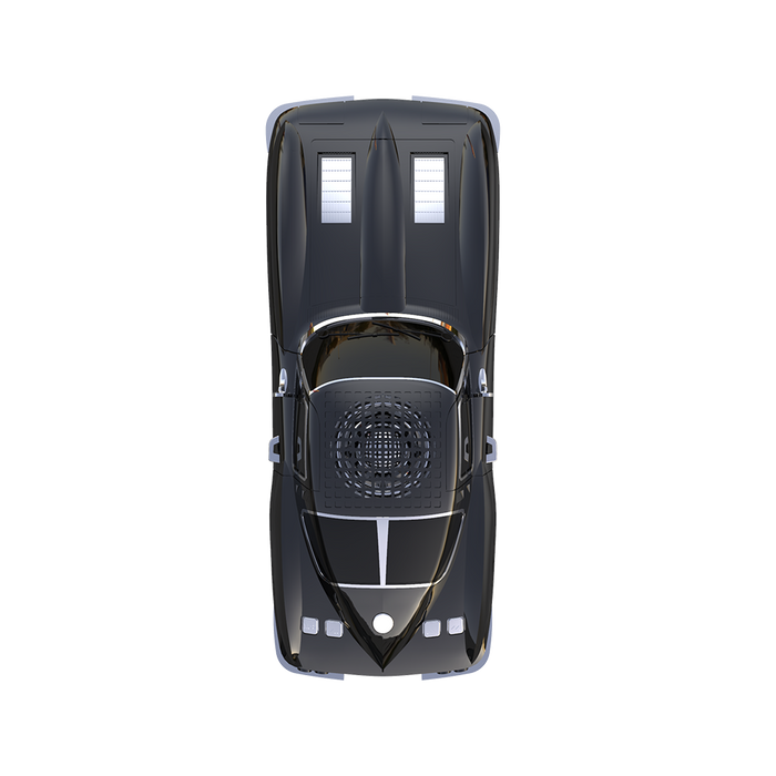 BT-1963 BLK QFX Auto Vette Bluetooth Speaker