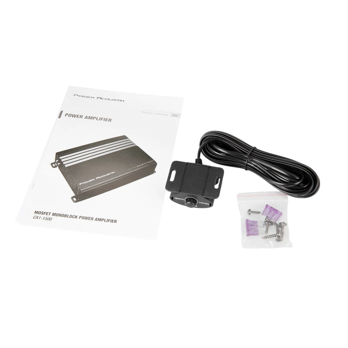 OW-CA1-1500 Power Acoustik 1500w Monoblock Class AB Amplifier