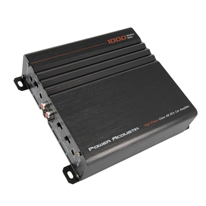 CA2-1000 Power Acoustik 1,000 watt 2 Channel Class AB Amplifier