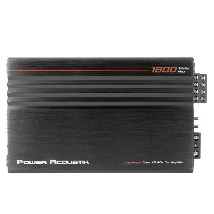 CA4-1600 Power Acoustik 4 Channel 1600 watt Class AB Amplifier